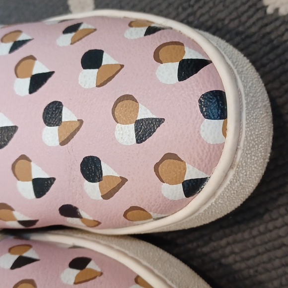 Coach Pink/Blush Heart Slip on Sneakers Women's 7 - Picture 4 of 16